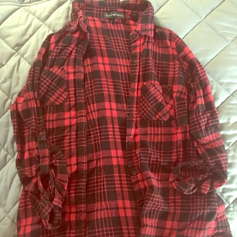 Small red/black flannel